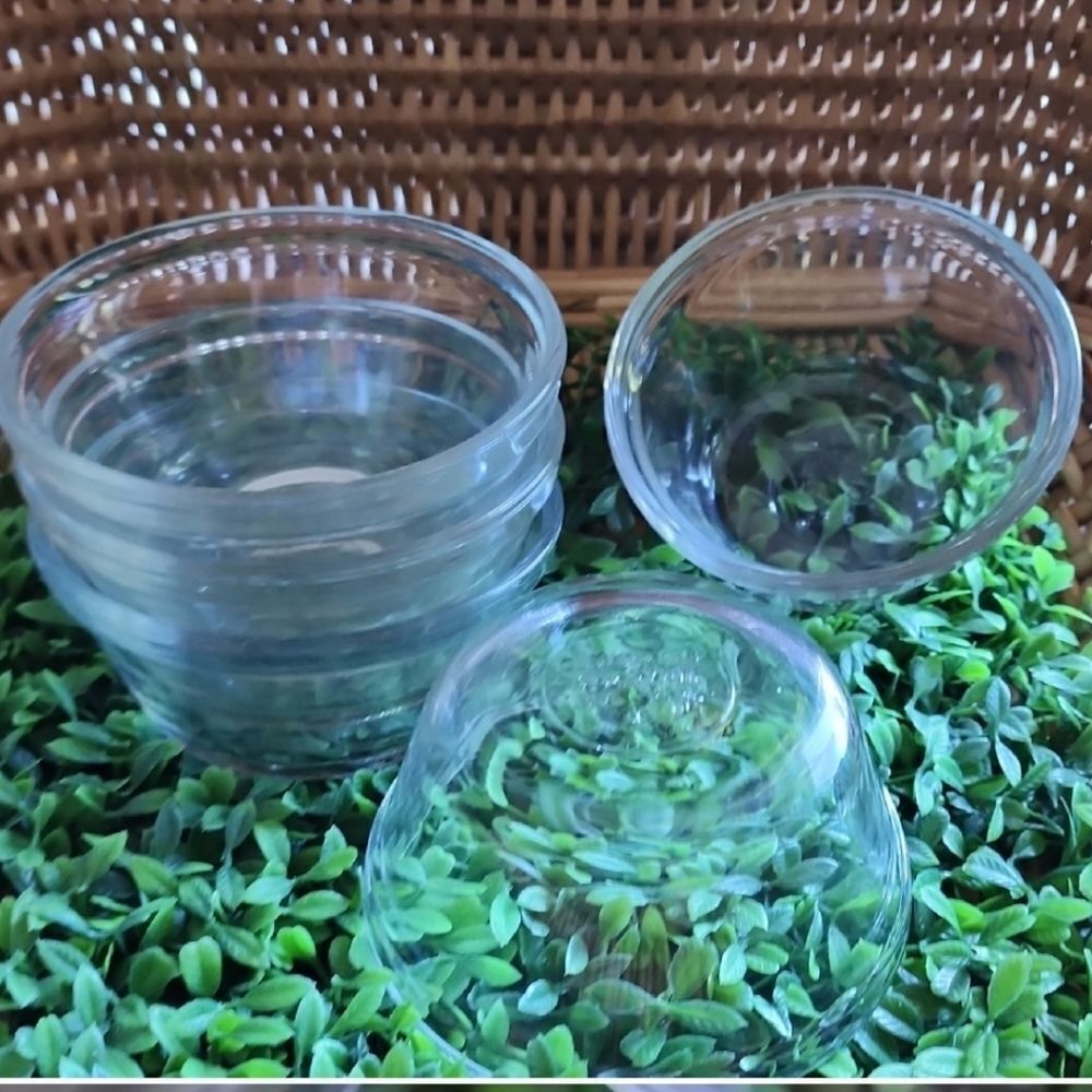 Vintage 6 Oz Glass Custard Cups/Ramekins